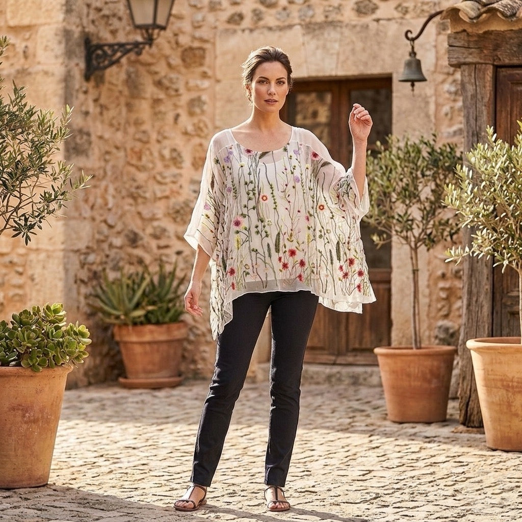 Floral Chiffon Blouse