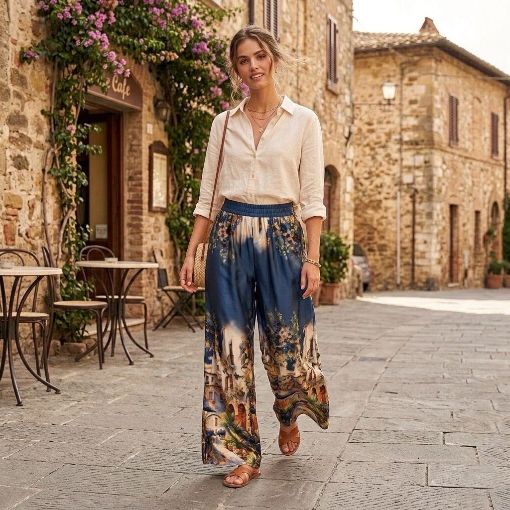 Tuscany Satin Pants
