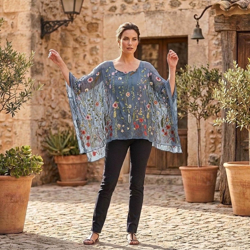 Floral Chiffon Blouse