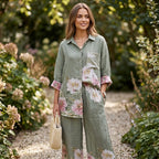 Peony Linen Set