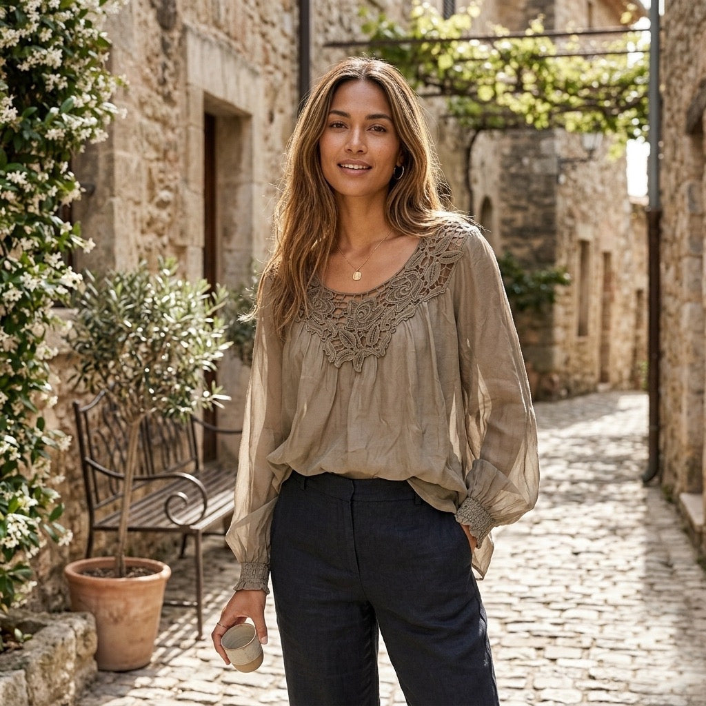 Boho Chiffon Blouse