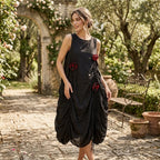 Rosette Midi Dress