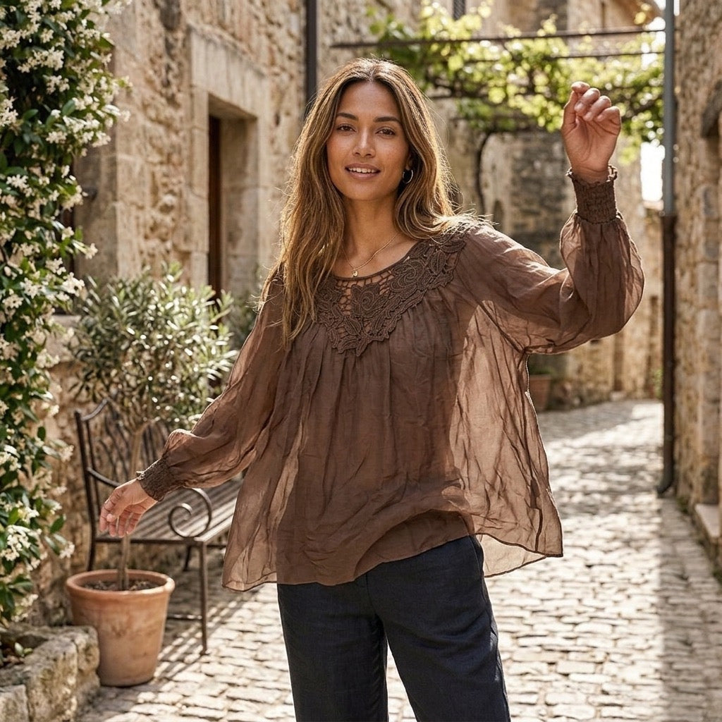 Boho Chiffon Blouse