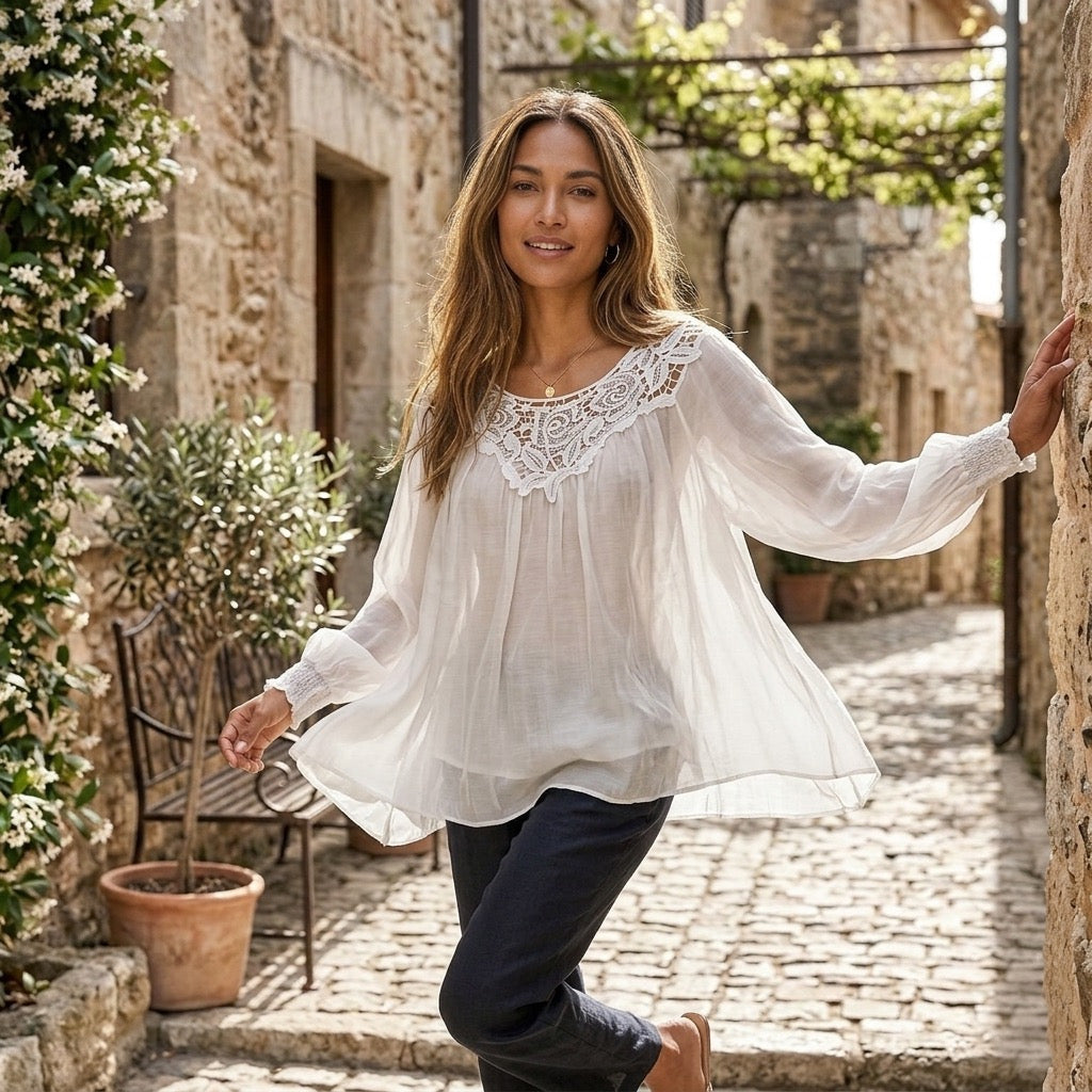 Boho Chiffon Blouse