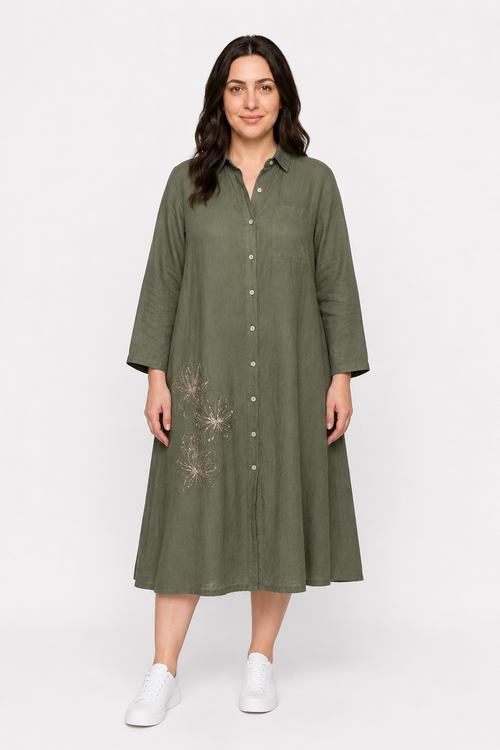 Aster Linen Dress