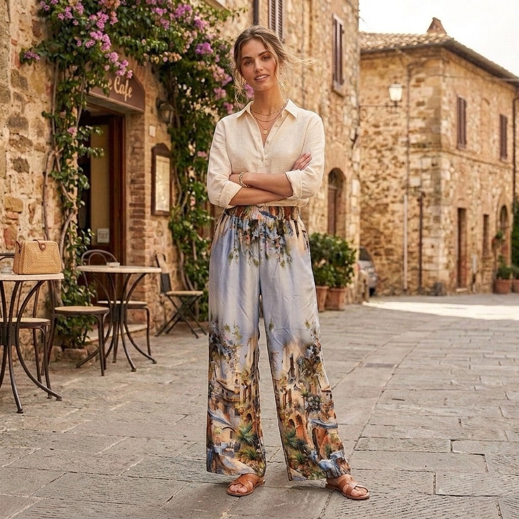Tuscany Satin Pants