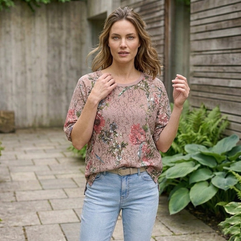 Iris Floral Blouse