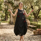 Rosette Midi Dress