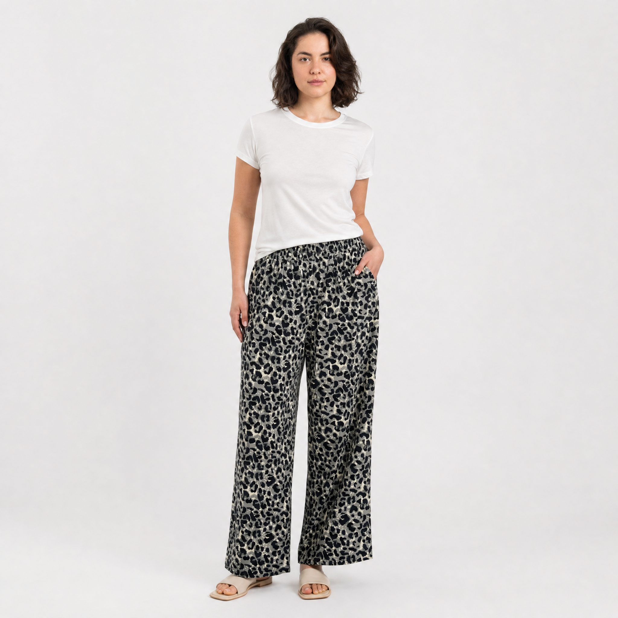 Leopard trousers