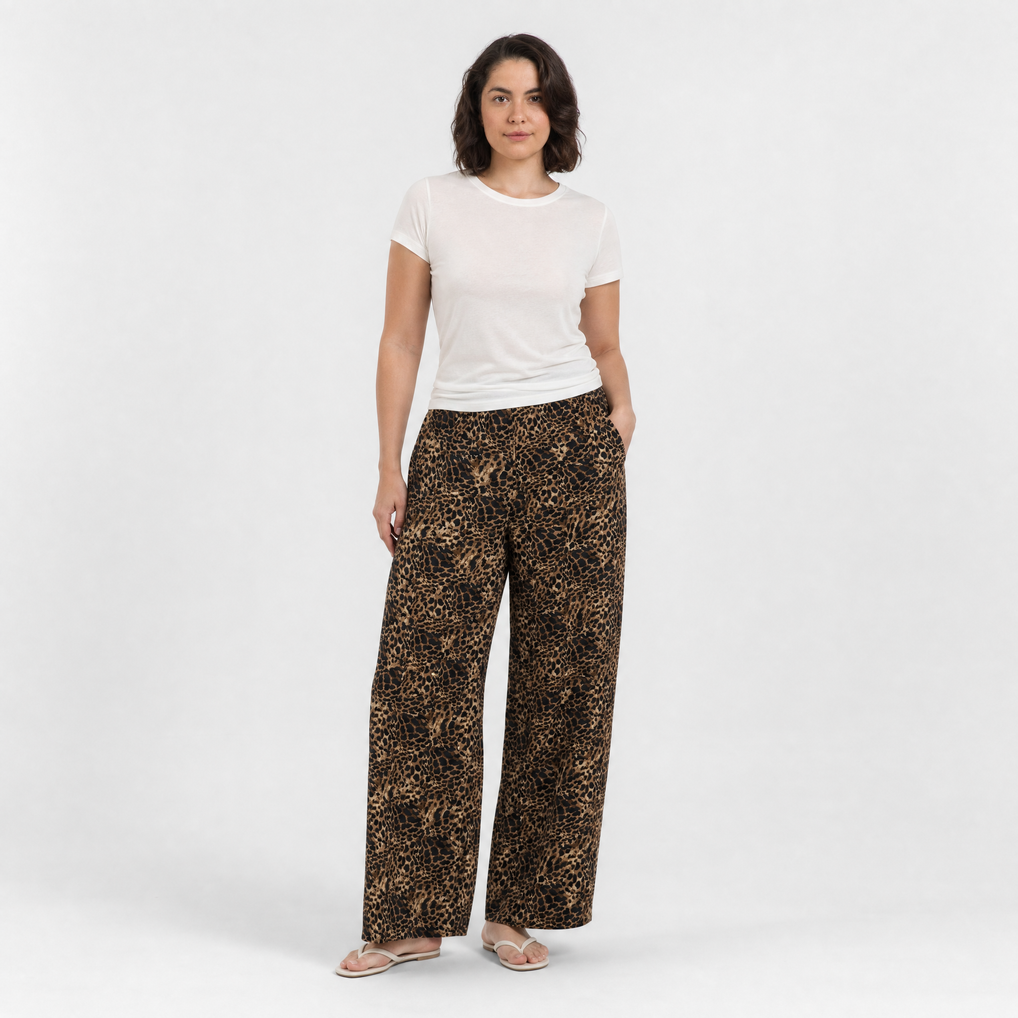 Leopard trousers