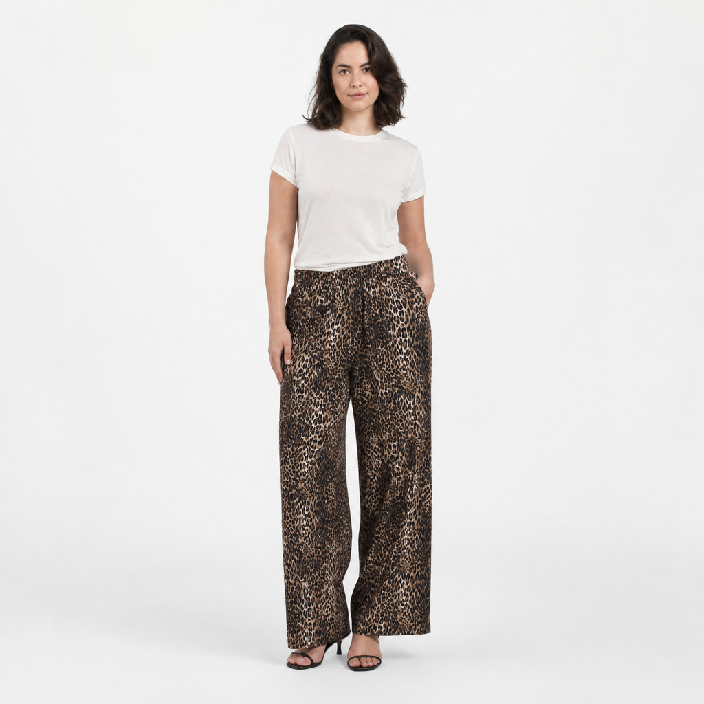 Leopard trousers