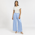 Satin trousers