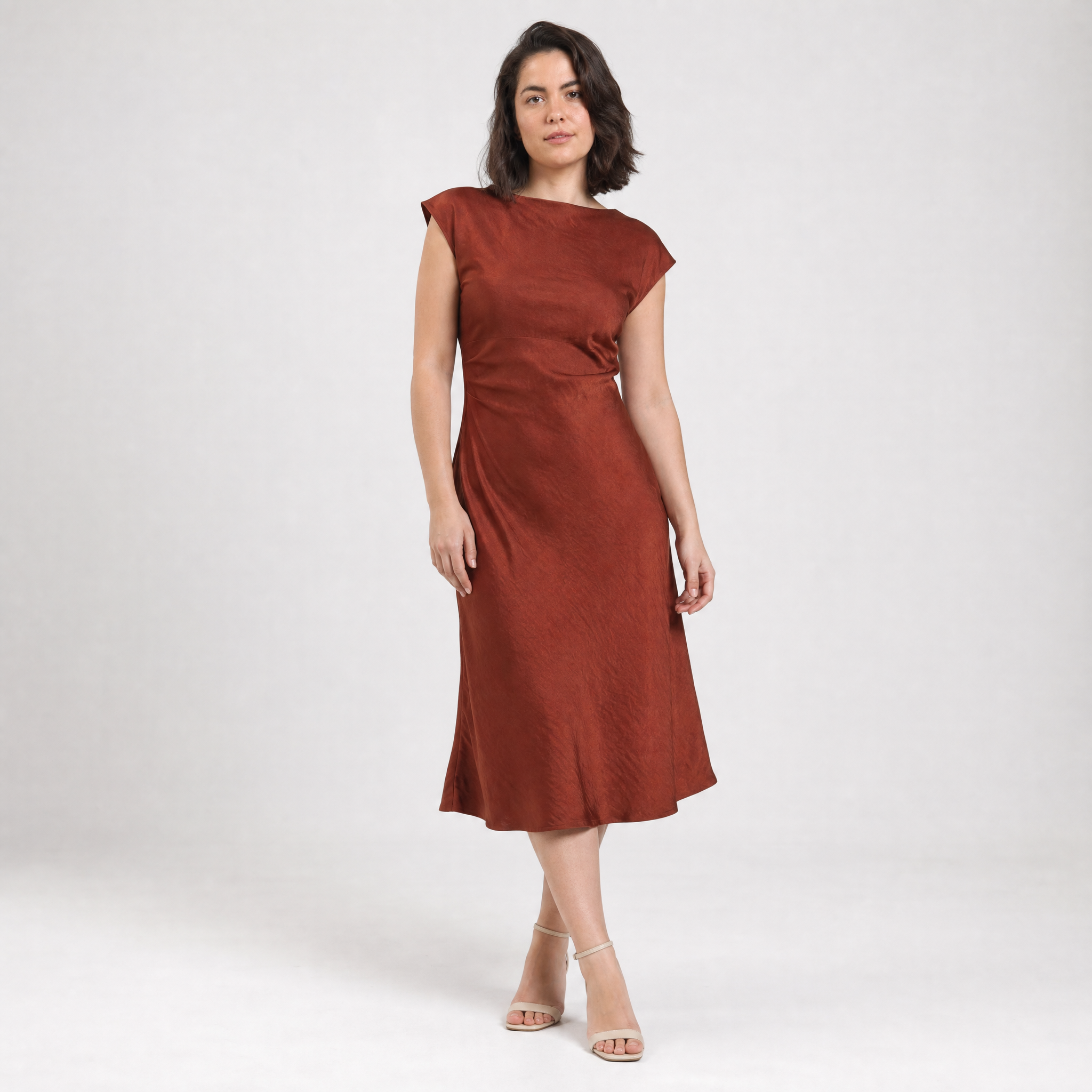 Caterina Satin Dress
