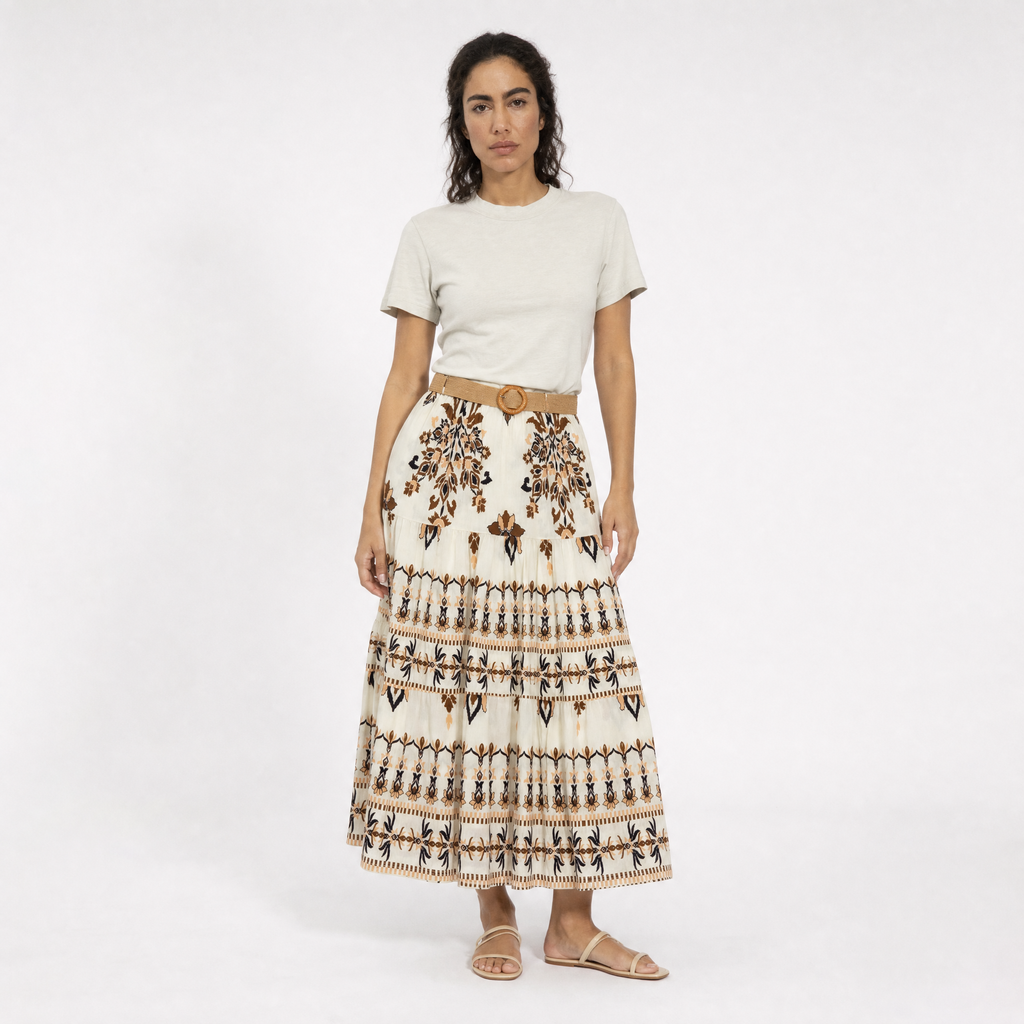 Bloom Heritage Maxi Skirt