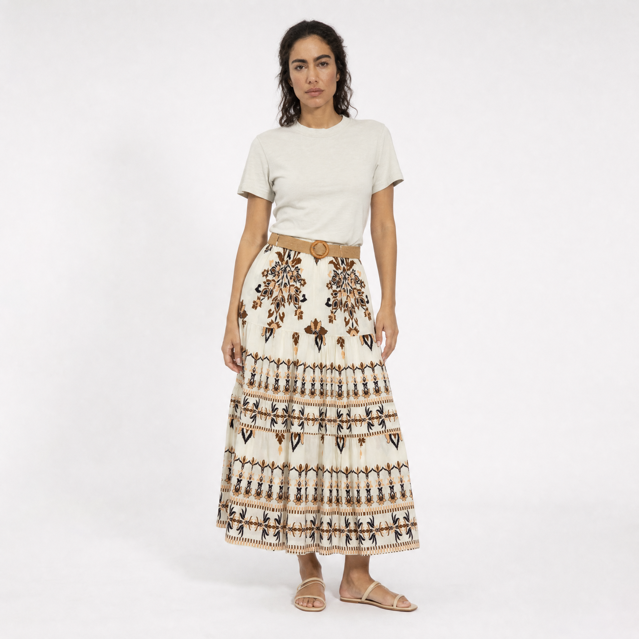Bloom Heritage Maxi Skirt