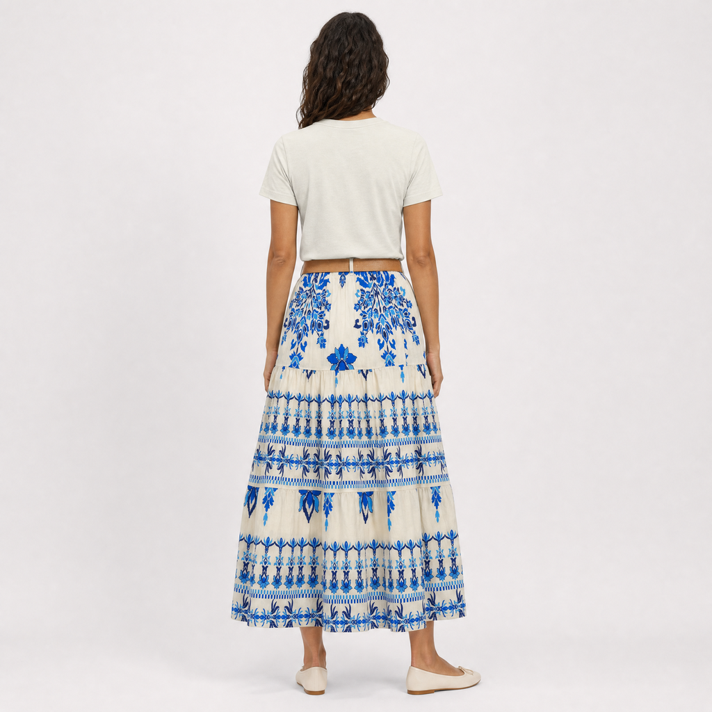 Bloom Heritage Maxi Skirt