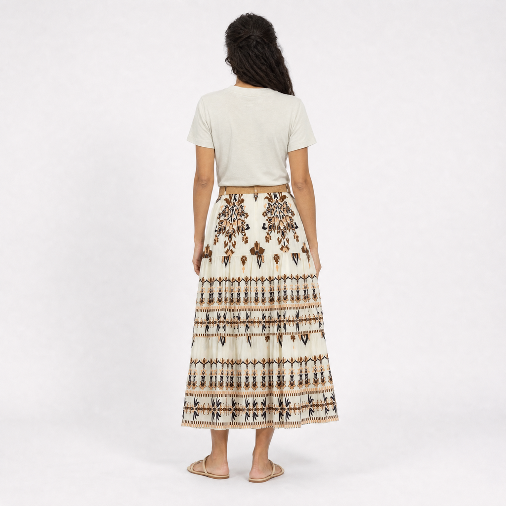 Bloom Heritage Maxi Skirt