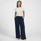 Satin trousers